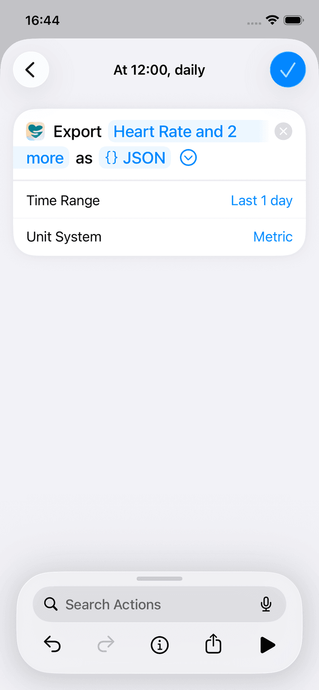 Step 7: Configure your export