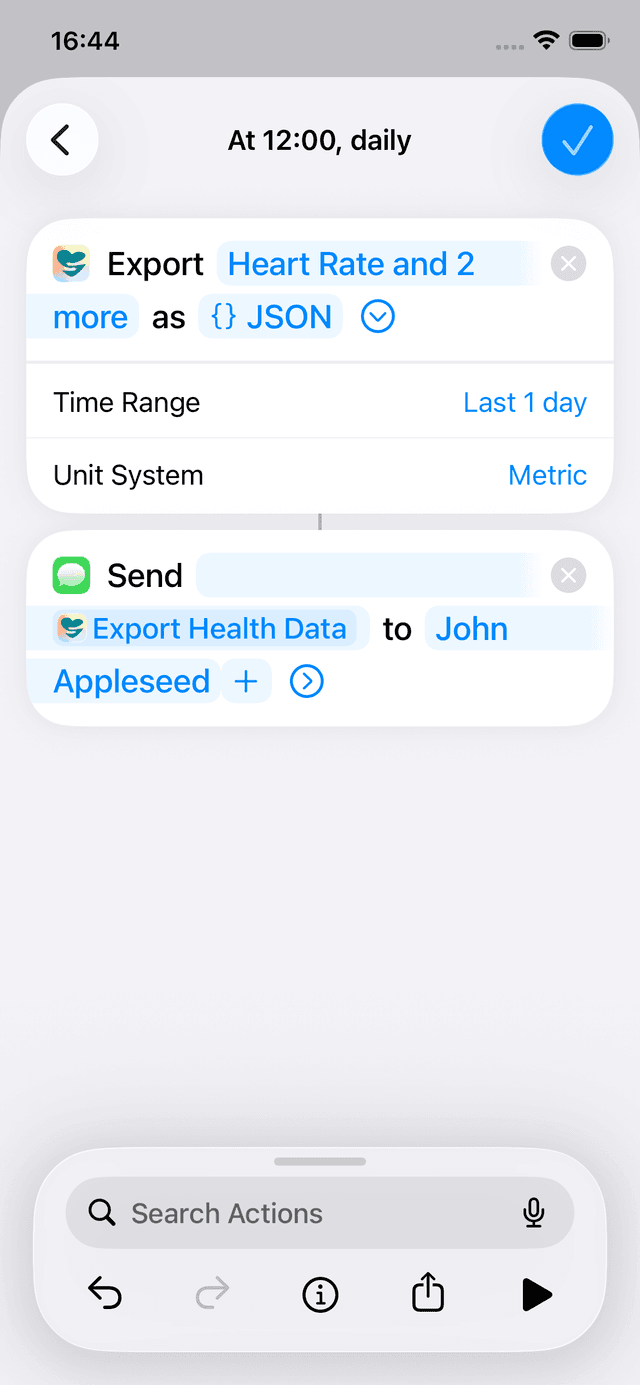 Step 8: Chain more actions